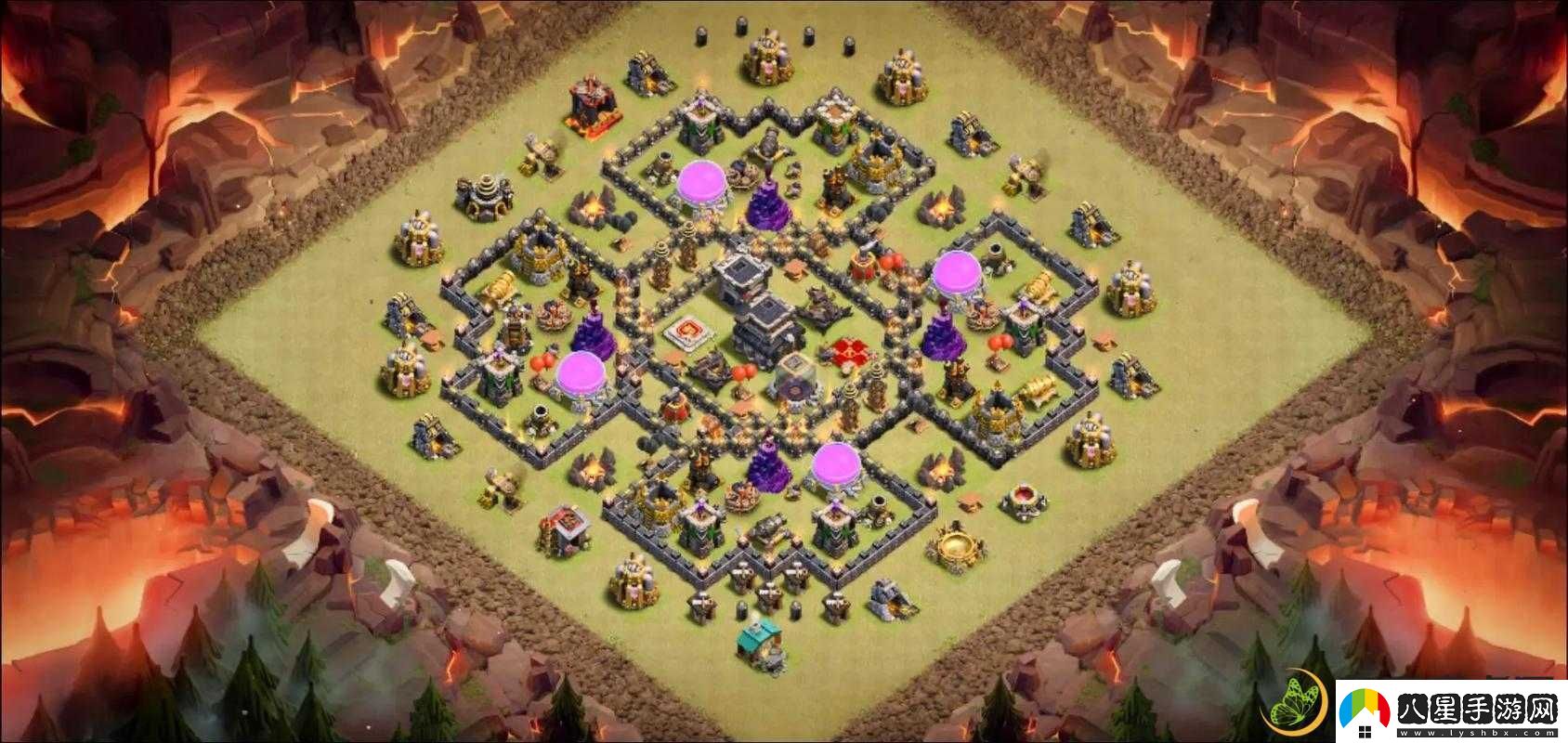 部落沖突9本新版本護(hù)黑陣型解析與介紹