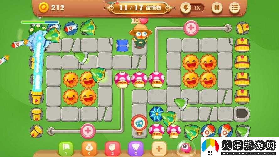 保衛(wèi)蘿卜3集市關(guān)卡22攻略