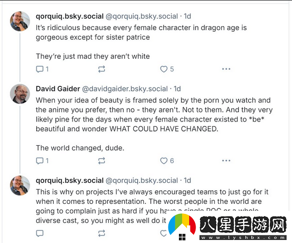 前龍騰世紀編劇嘲諷玩家審美過時