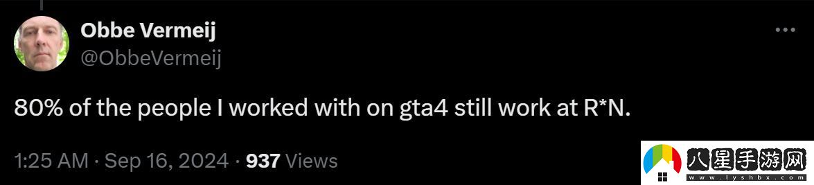 GTA480%的老員工仍在R星開(kāi)發(fā)GTA6