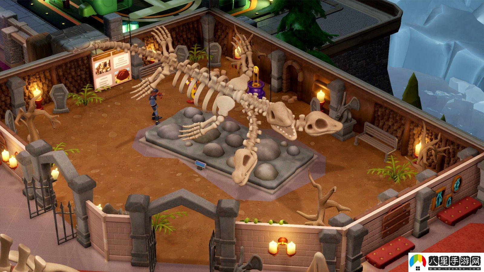 雙點(diǎn)博物館“超自然展示品區(qū)域”宣傳片、截圖