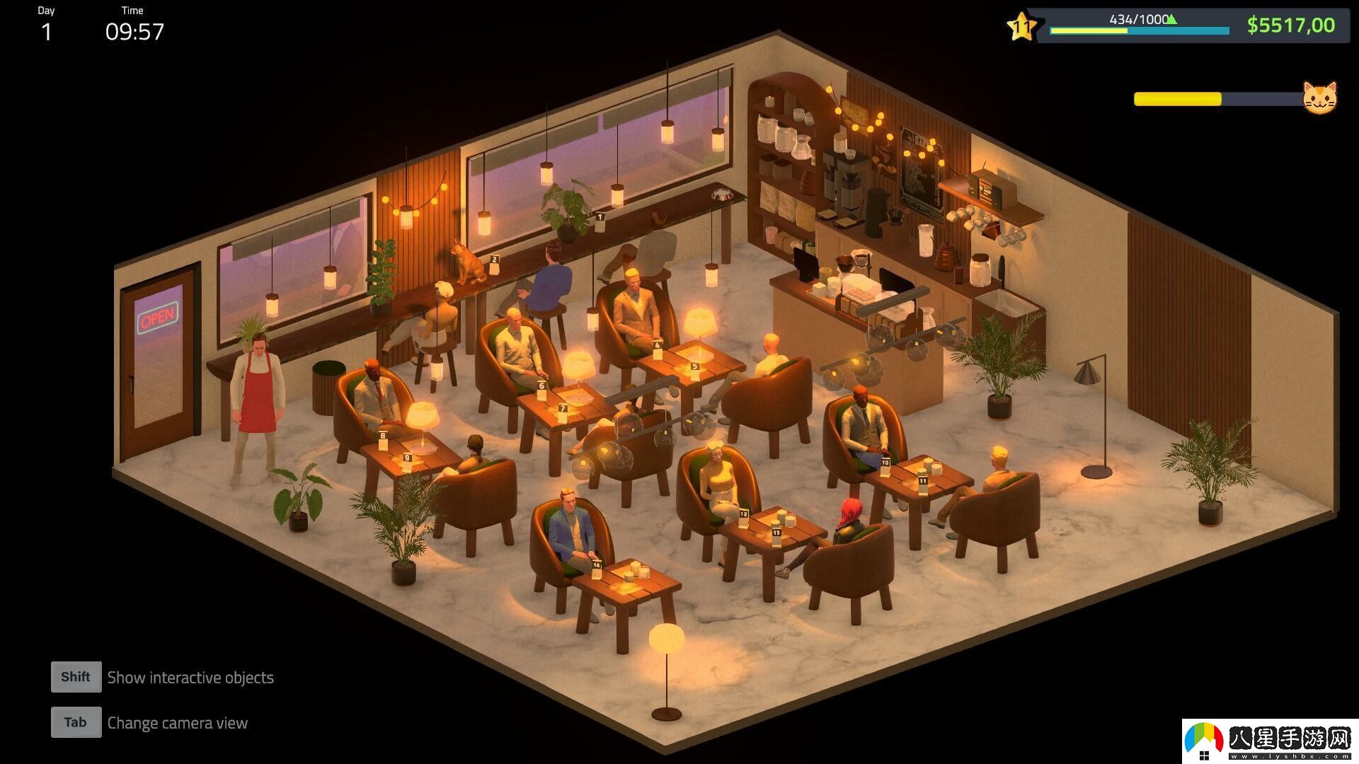 休閑模擬經(jīng)營(yíng)游戲請(qǐng)喝咖啡現(xiàn)已搶先體驗(yàn)推出 獲得好評(píng)