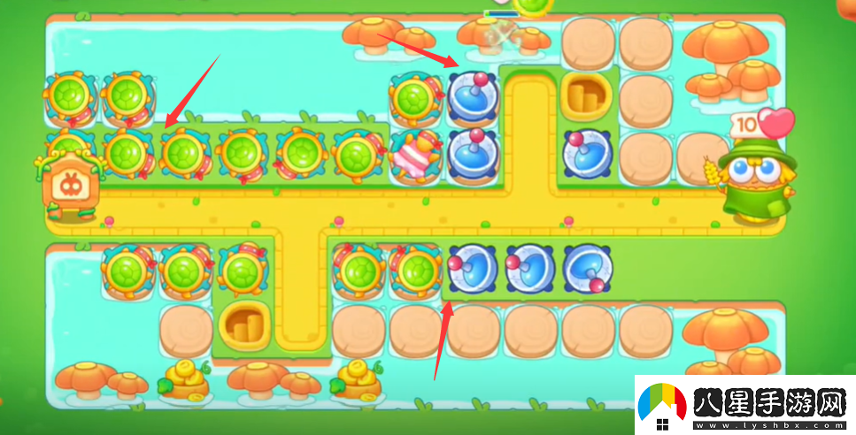 保衛(wèi)蘿卜4頭等大事第13關圖文攻略