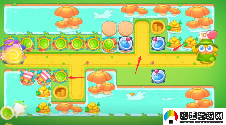 保衛(wèi)蘿卜4頭等大事第13關圖文攻略