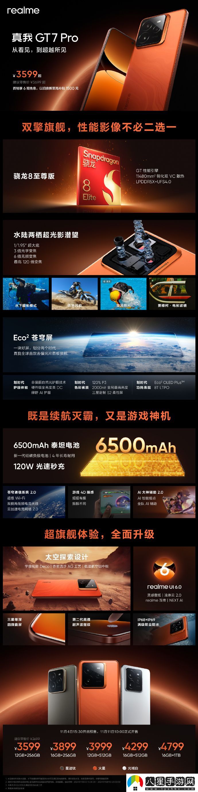 真我GT7 Pro正式發(fā)布 3599元起、全球首款去偏光片直板旗艦