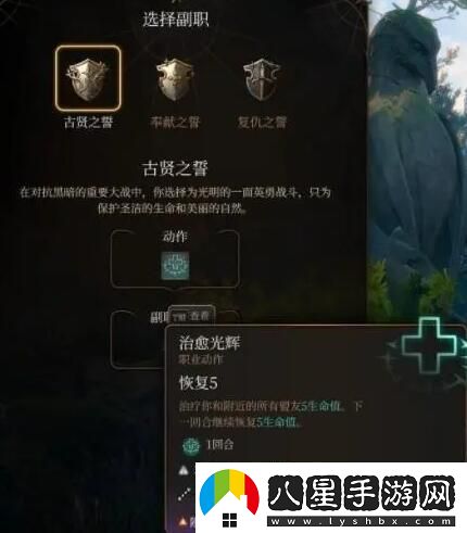 博德之門(mén)3圣武士副職業(yè)選哪個(gè)