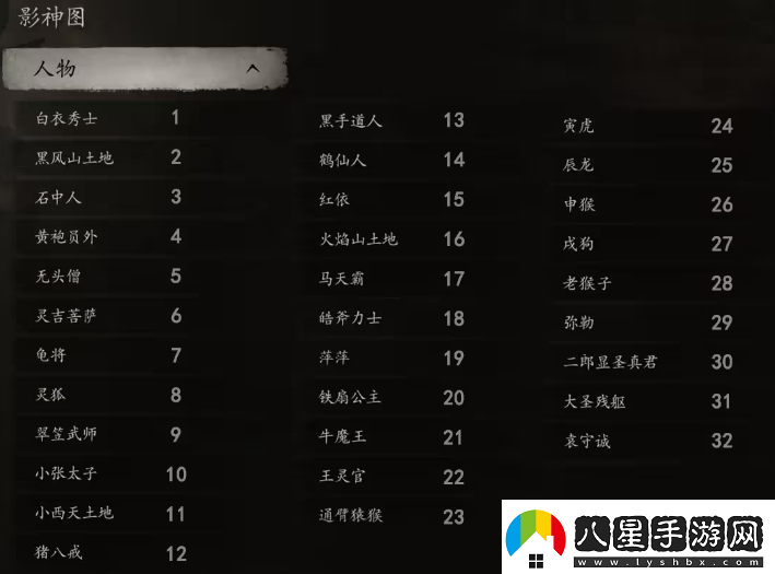 黑神話悟空影神圖介紹