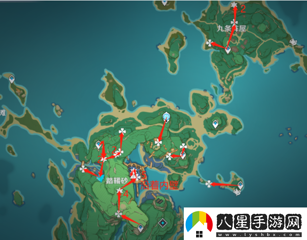 原神5.0鬼兜蟲(chóng)采集路線