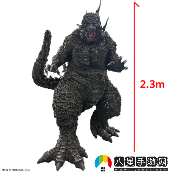 哥斯拉70歲生日！最新公布2.3米巨大雕像