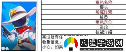 太空行動警長職業(yè)玩法分析