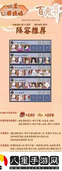 陰陽師手游式神培養(yǎng)指南揭秘最強陣容搭配資訊速遞