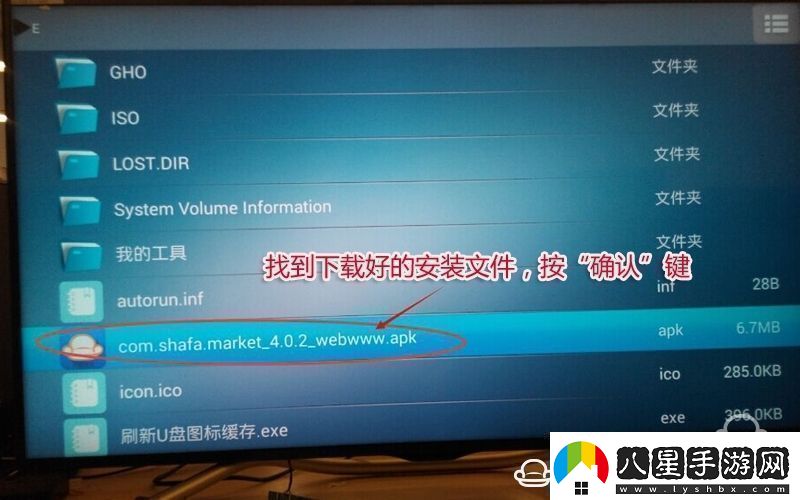 夏普LCD40DS72A通過(guò)U盤(pán)安裝第三方應(yīng)用