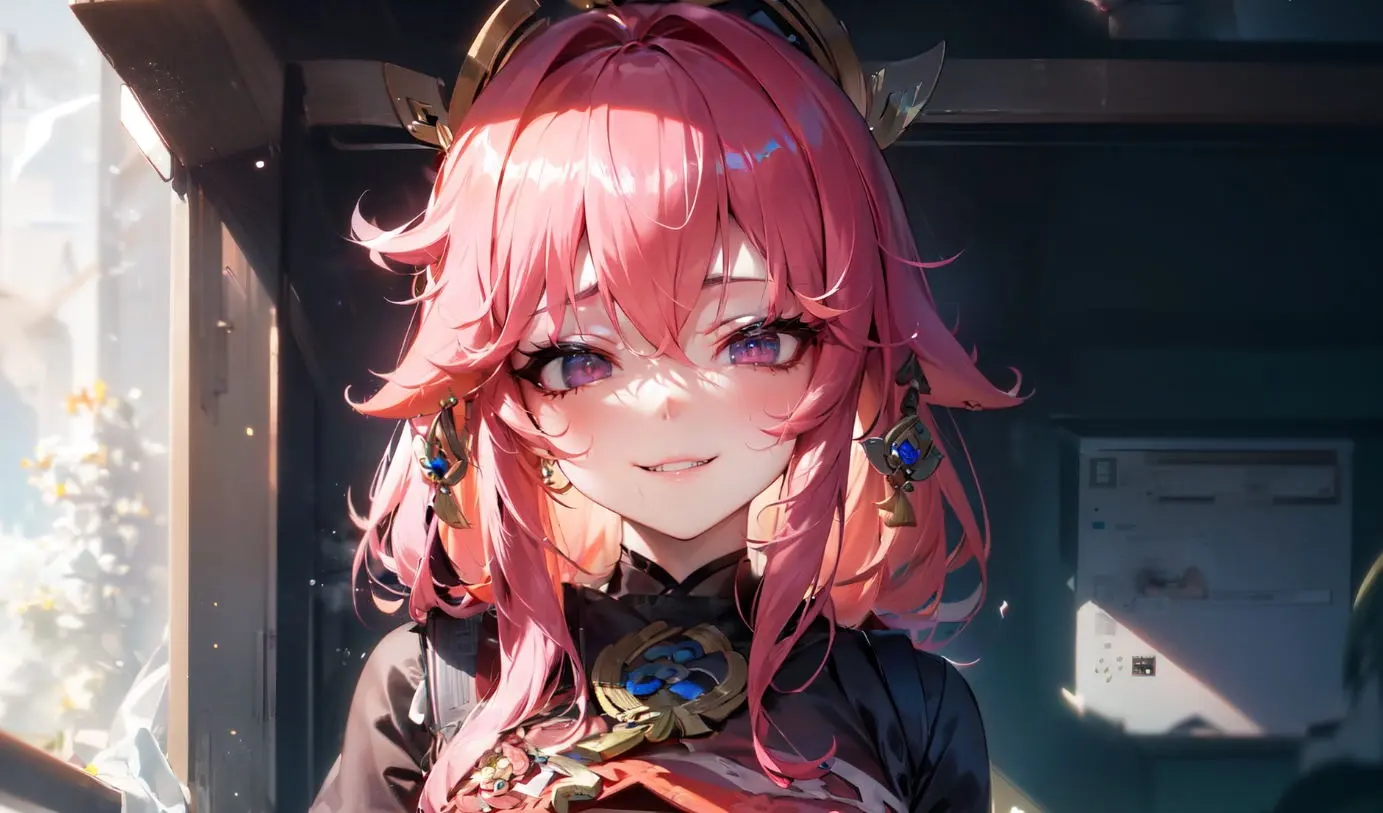 原神八重神子流眼淚吐口水