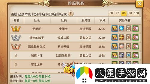 魔靈契約跨服聯(lián)賽來襲基友一生一起走