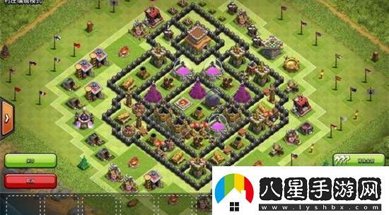 部落沖突8本神陣怎么布局