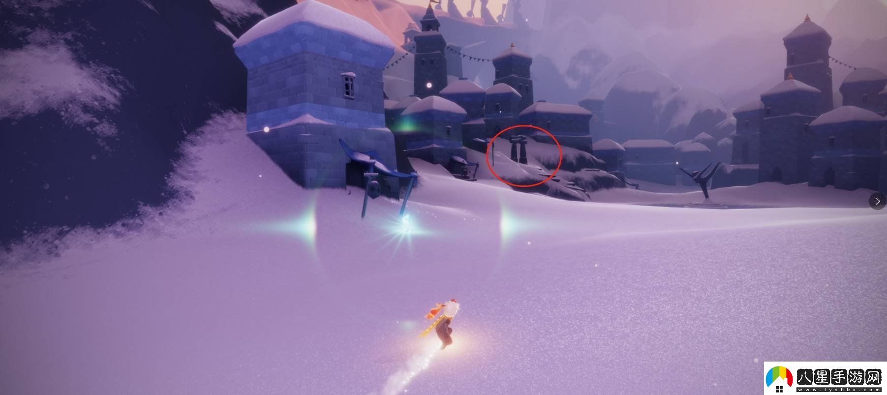 光遇游戲中雪隱峰位置在哪里