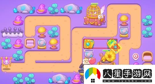 保衛(wèi)蘿卜4阿波與魔法寶藏第63關攻略