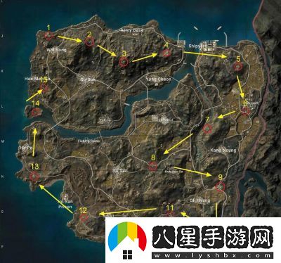 絕地求生密室地點(diǎn)匯總