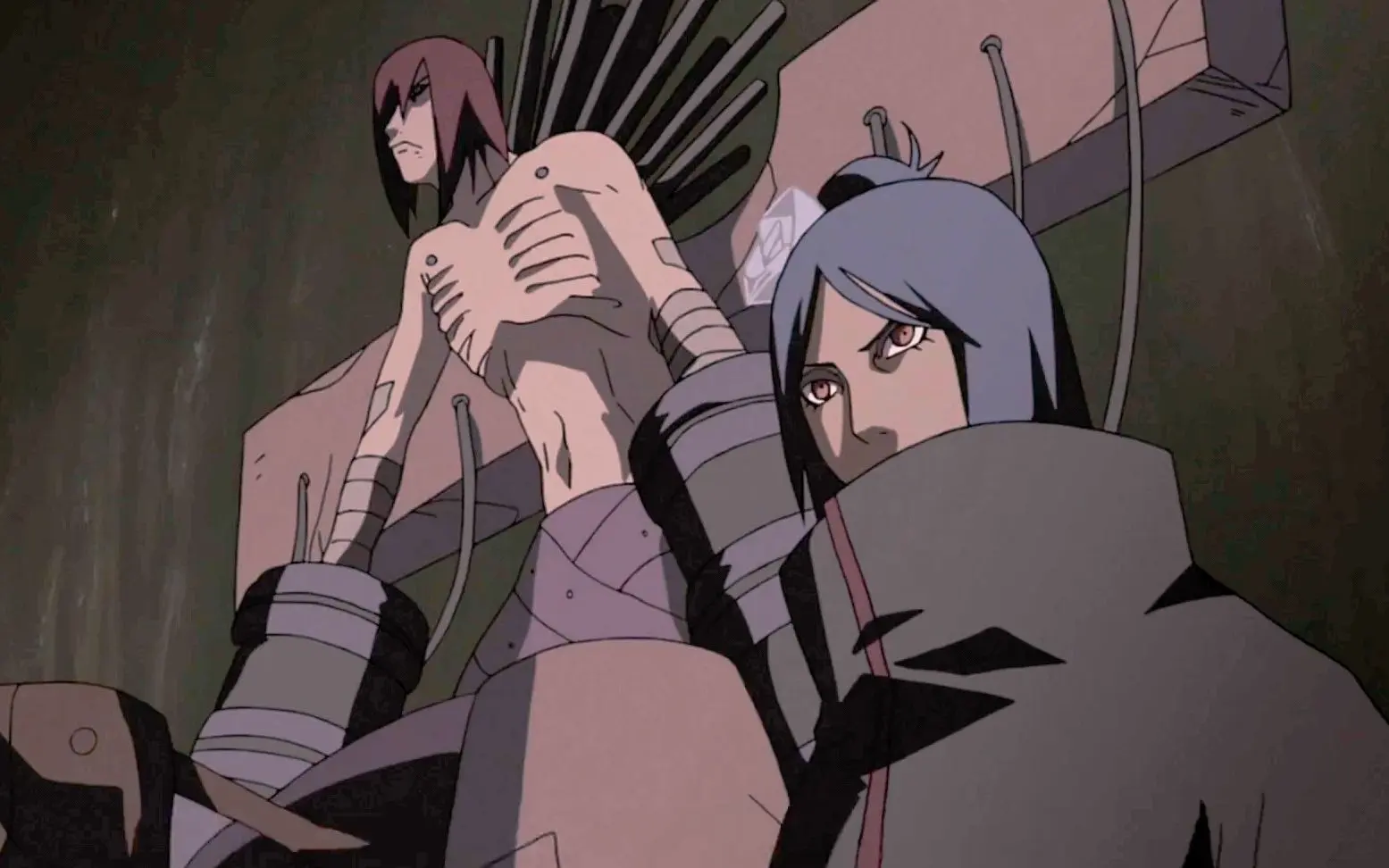 火影忍者長門和小南拔蘿卜游戲配音聲音什么梗