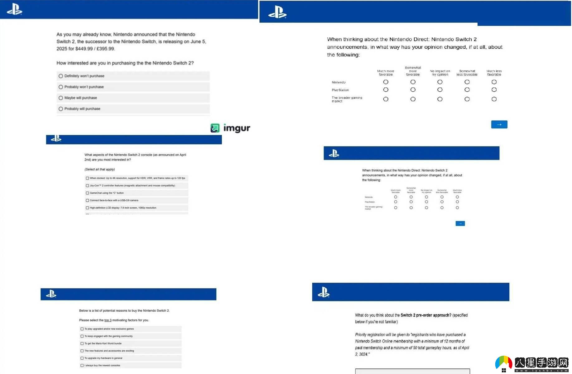 索尼調(diào)研Switch